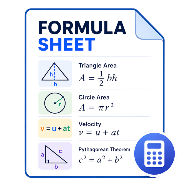 Formula Sheets